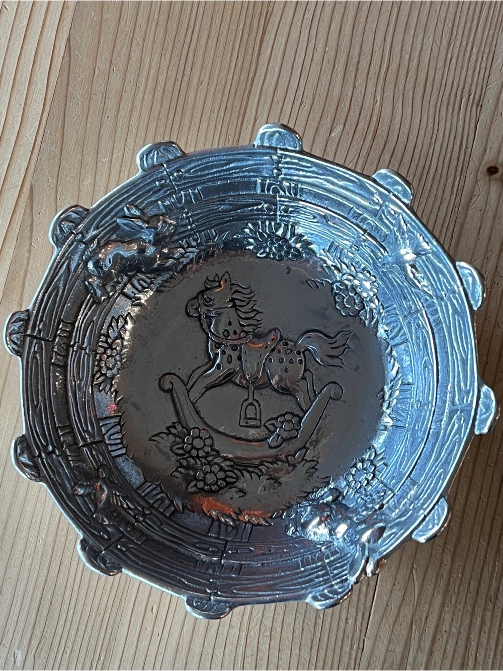 Arthur Court Aluminum Trinket Bowl 🤍
